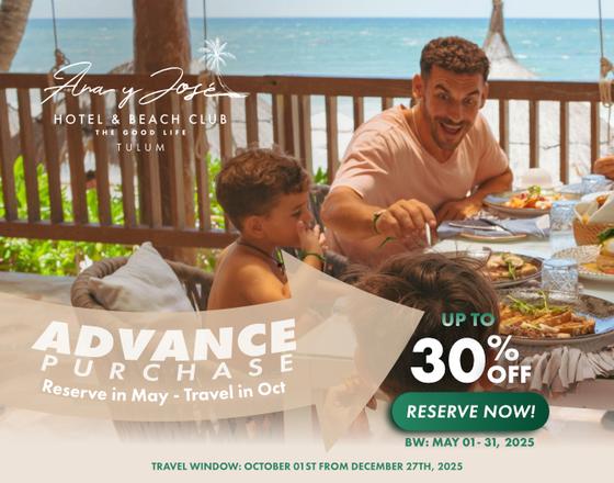 Compra anticipada Ana y José Hotel & Beach Club Tulum Compra anticipada Ana y José Hotel & Beach Club Tulum